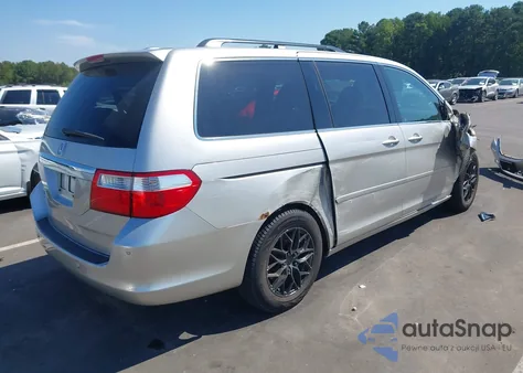 2007 Honda Odyssey Touring из США, поврежденный, VIN 5FNRL38897B001086